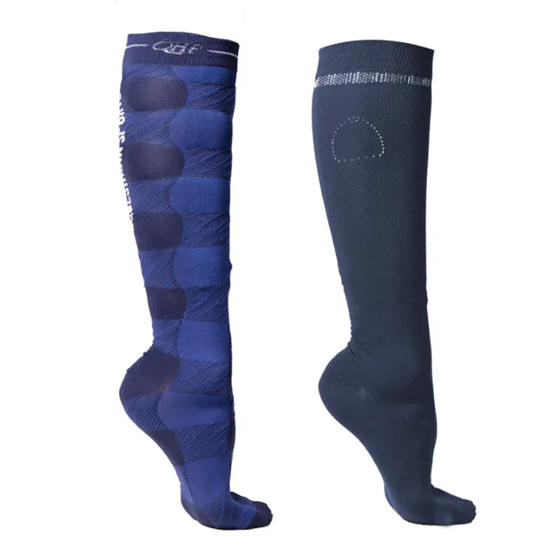 QHP Knee Socks Collection - 2 Pack - Estate 